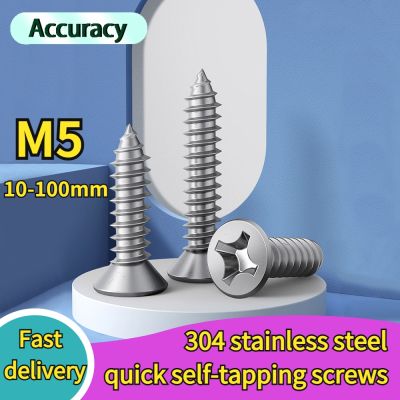 Stainless Steel Screws Self Tapping Screw M5 304 Stainless Steel Head Accessories - Screws - Aliexpress