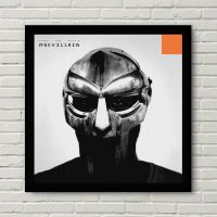 เคสอัลบั้มเพลงโปสเตอร์ผ้าใบพิมพ์ลายภาพวาดตกแต่งบ้าน Madvillain (ไร้กรอบ)