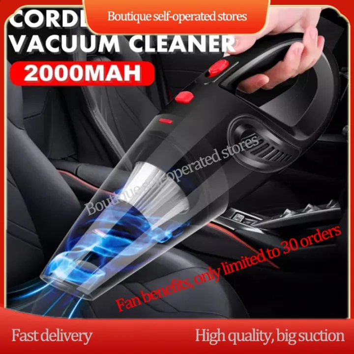 Car Vacuum Cleaner Portable Handheld Mini Vacuum Cleaner 6000Pa USB ...