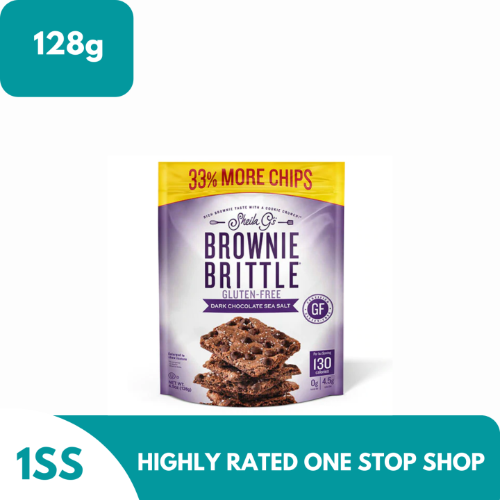 Sheila G's Brownie Brittle & GlutenFree Brownie Brittle Dark Chocolate