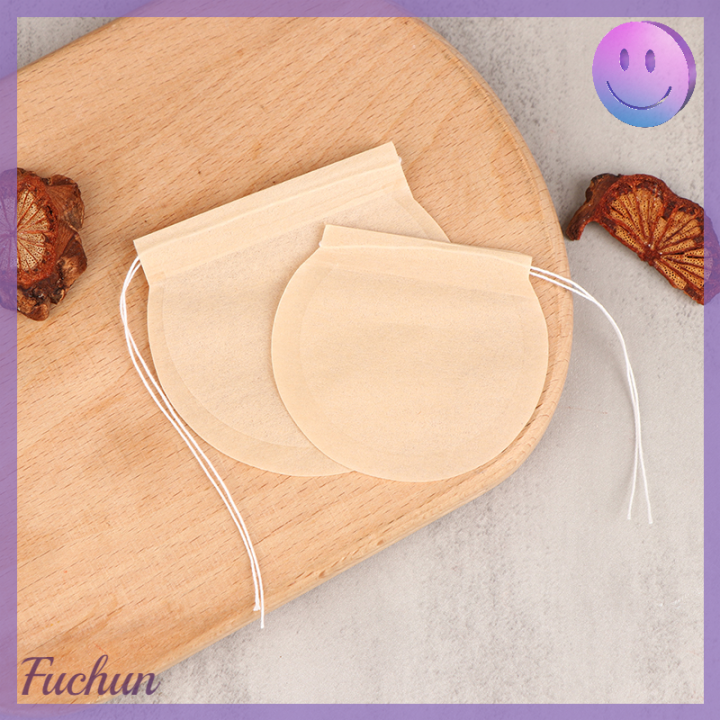 fuchun-เครื่องกรองสมุนไพร-50ชิ้นกระดาษแบบย่อยสลายได้ถุงชาเป็นมิตรกับสิ่งแวดล้อม