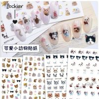 【hot sale】 ✧❧ B50 [Lockier] The New cute pet Nail Stickers Bunny puppy Kitty Nail stickers diy sticker water proof