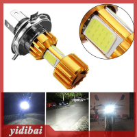 yidibai Famuchen Jiaogan รถจักรยานยนต์ H4 10W LED 3 COB หลอดไฟหน้ารถมอเตอร์ไซค์แสงลำแสงสูง ต่ำ500LM