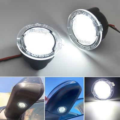 ㍿✾ 2Pcs LED Side Mirror Puddle Lights Lamp No Error For Ford F150 Raptor Edge Explorer Flex Fusion Lincoln Navigator Mark LT MKX