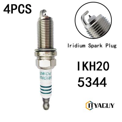 IKH20-5344 4pcs Iridium Spark plug สำหรับ Honda Civic Citroen berlingo jumpy C1 C2 C4 1.8L GEO Partner 206 307 1007 1.6/