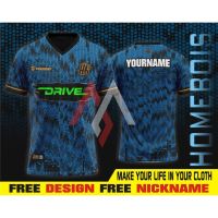 xzx180305    Jersey Clothes HOMEBOIS T-Shirt NEW 2022 Carbile LEGENDS FREEFIRE PUBG Car FREE NICKNAME FULL