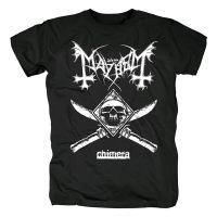 2022 Plue Size 1Norway Band Mayhem Camiseta เสื้อเชิ้ตแบรนด์เนมร็อค3D กะโหลกฟิตเนส Hardrock โลหะสีดำหนัก100% พังค์ขนาด5XL 6XL