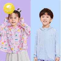 Lemonkid เด็กเสื้อผ้าป้องกันแสงแดดแสงสบายระบายอากาศเย็นป้องกันแสงแดดเสื้อ UPF50 + สั้นดอกไม้สีทึบฤดูร้อนเสื้อ U Nisex LK2221701 LK2221702