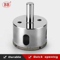 BB Glass Drill เครื่องมือทํารูวงกลมเจาะเพชรเครื่องจักรกลกระเบื้องเซรามิก 16 ~ 65 มม