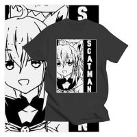 【Fashion】2023 New Scatman Fubuki Hololive Shirt แฟชั่นแขนสั้นผ้าฝ้าย