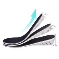 Soumit Memory Foam Height Increase Insoles for Men Women Shoes Insert 2cm 3cm 4cm Heel Lift Elevator Cushion Insole Pads Soles