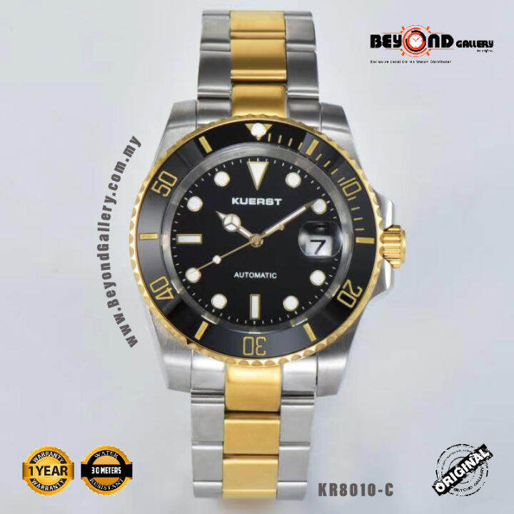 KUERST (Automatic) KR8010 Date Stainless Steel Formal Watch Lazada
