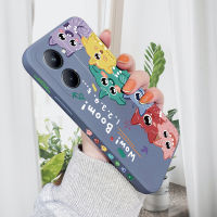 เคสโทรศัพท์ PMP สำหรับ Realme 10 Realme 10 4G Realme เคส C33รูปการ์ตูนน่ารักเคสโทรศัพท์ดีไซน์ Monsters University น้ำรูปแบบขอบสี่เหลี่ยมปลอกซิลิโคนคลุมทั้งหมดเคสป้องกันกล้อง