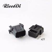 1-10 Set 21 Pin Female Male Car Motorcycle Genio Scooter ECU ECM PCB Connector Plug With Terminals 6189-7108 W025-21FAY-B