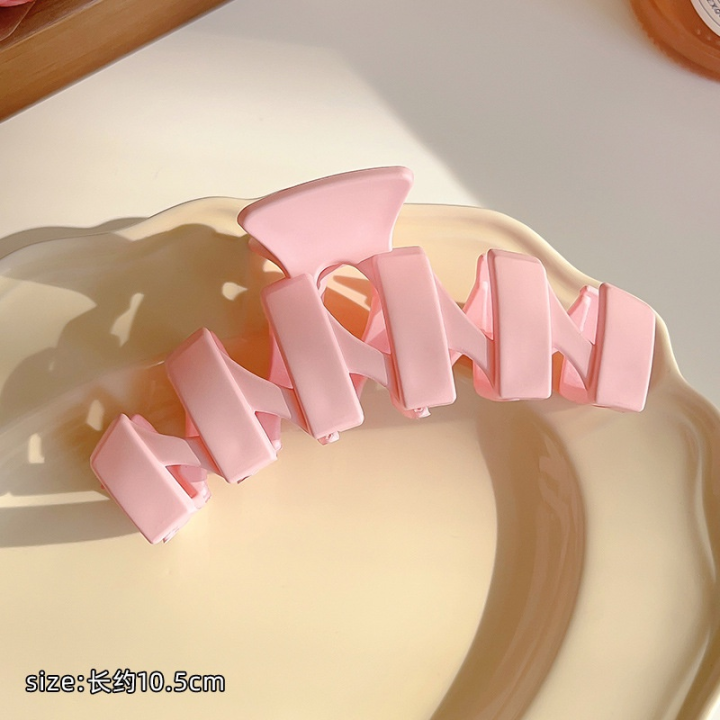 new-korean-large-pink-hair-clip-women-shark-clip-back-scoop-hair-clamp