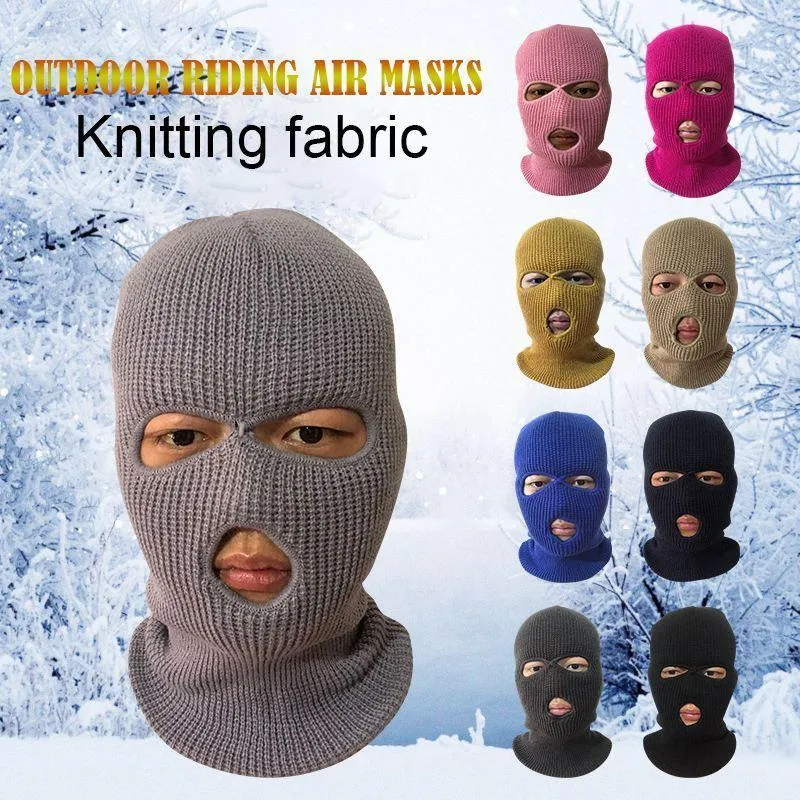 Army Tactical Mask Hole Full Face Mask Ski Mask Winter Cap Balaclava ...
