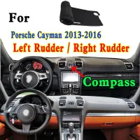 สำหรับ Porsche Cayman 981 GT4 2013-2016รถ Dashboard Mat อุปกรณ์เสริม Anti-Reflective Anti-Slip Anti-Dirty Pad แผง