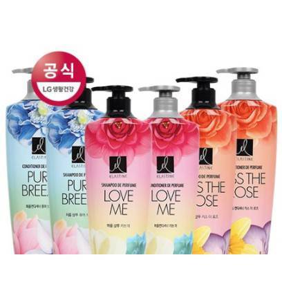 elastine-perfume-shampoo-600ml-รุ่น-pure-breeze-แชมพูเกาหลี-นำเข้าจากเกาหลี-ของแท้100