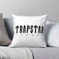 [FAZOZO Home Textile Store] TRAPSTAR ลอนดอนสแควร์ปลอกหมอนโพลีเอสเตอร์ผ้าลินินกำมะหยี่สร้างสรรค์ซิปตกแต่งปลอกหมอนอิงรถ