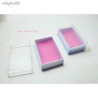 DEF กล่องใส่พระ 【พร้อมส่ง】▼◕ ฝาครอบ ภายในฟองน้ำ สีชมพู ขนาด 4.5x7x2cm (กล่องพระฝาครอบ ขนาดกลาง ฟองน้ำสีชมพู) กล่องเก็บพระเครื่อง  ตลับใส่พระ