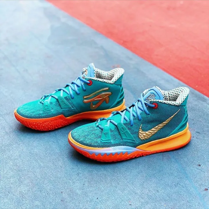 * Ready Stock * Kyrie 7 Irving 7 Concepts Co-Branded Blue Orange Men's ...