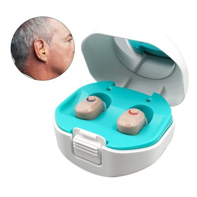 ZZOOI 2021 best ITC Hearing Aid Rechargeable Hearing Amplifier Ear Hearing Aid for The Elderly Sound Amplifier for Hearing Loss Aids