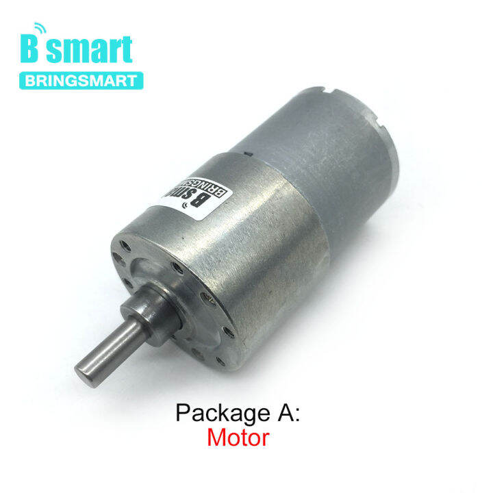 cod-free-cas-chexiuhua-bringsmart-เพลารูปตัว-d-โลหะทั้งหมดมีขนาดเส้นผ่าศูนย์กลาง37มม-dc12v-เกียร์รีดักชั่นเกียร์มอเตอร์24v-พร้อม-jgb37-3530รีดิวเตอร์เพลา-d-type