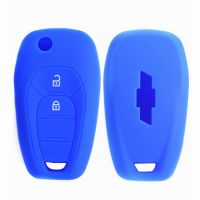 Silicone Car Key Cover Case Flip Remote Car Key Protector shell for Chevrolet Chevy Cruze Blazer Monza Malibu Aveo Captiva Spark