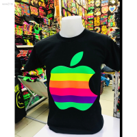 2023 New Apple Round Neck Reflective T-shirt Unisex