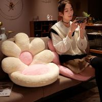 Flower cushion butt cushion office sedentary chair cushion cushion back one student dormitory floor butt cushion cotton pillowcase