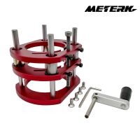 Meterk แท่นยกอลูมิเนียมโต๊ะยกม้านั่งไม้ขนาด51มม. สำหรับมอเตอร์ขนาดเส้นผ่าศูนย์กลาง64-66มม. ตัดแต่งเครื่องแกะสลัก