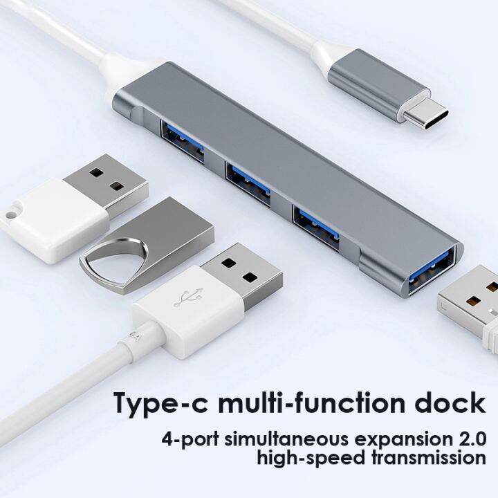 hyra-usb-c-hub-3-0-type-c-3-1-4ฮับ-usb-พอร์ต-usb-ฮับเครื่องแยกอเนกประสงค์อะแดปเตอร์-otg-ฮับ-usb-สำหรับคอมพิวเตอร์แล็ปท็อปอุปกรณ์เสริม