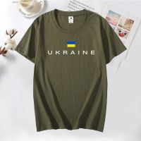 Ukraine Flag T Shirt Mens Ukrainian President Zelensky Tshirt Ukrainian Patriotic T Shirt Casual Cotton Printed Male Clothes