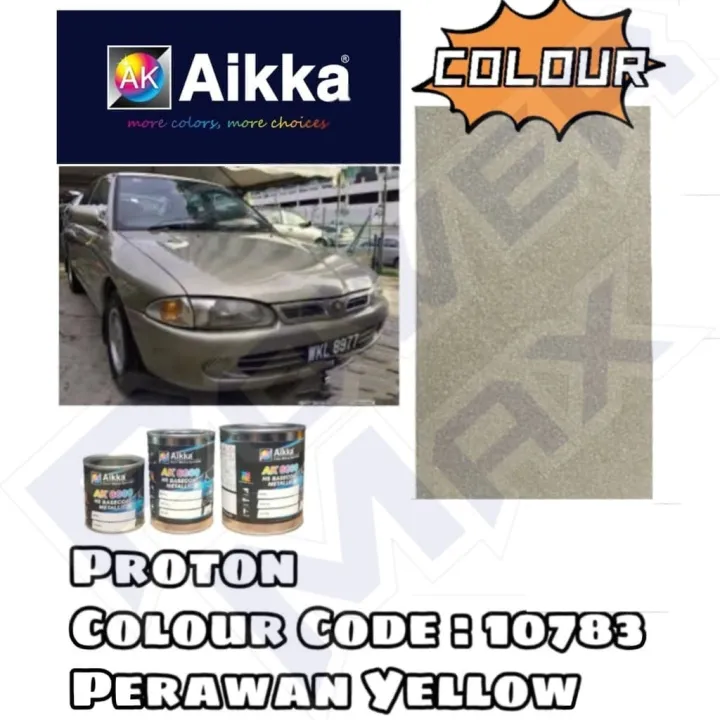 AIKKA PROTON 10783 PERAWAN YELLOW 2K CAR PAINT Lazada