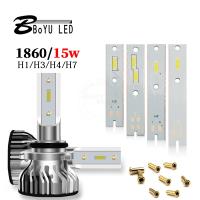 [ANYA Auto Parts] หลอดไฟหน้า Led พลังงานสูงรุ่น C6 H1/3/4/7หลอดไฟ Csp1860แสงสีขาวสว่าง15W30W ลูกปัดโคมไฟ