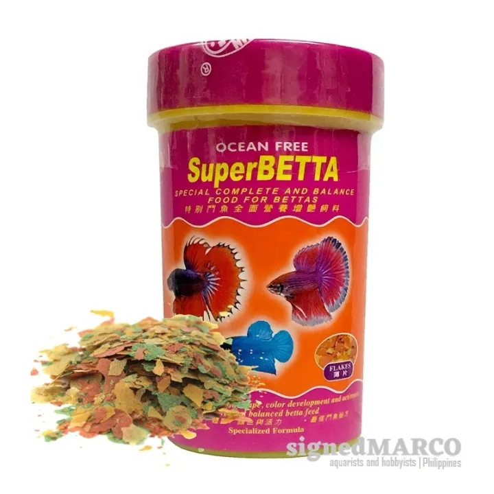 22G OCEAN FREE Super Betta (Special Complete and Balanced Food Flakes