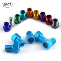 【LZ】 5PCS Aluminum Bicycle Bike Valve PRESTA To SCHRADER Converter Car Valve Adapter Bicycle Bike Tube Pump Air Compressor Tools