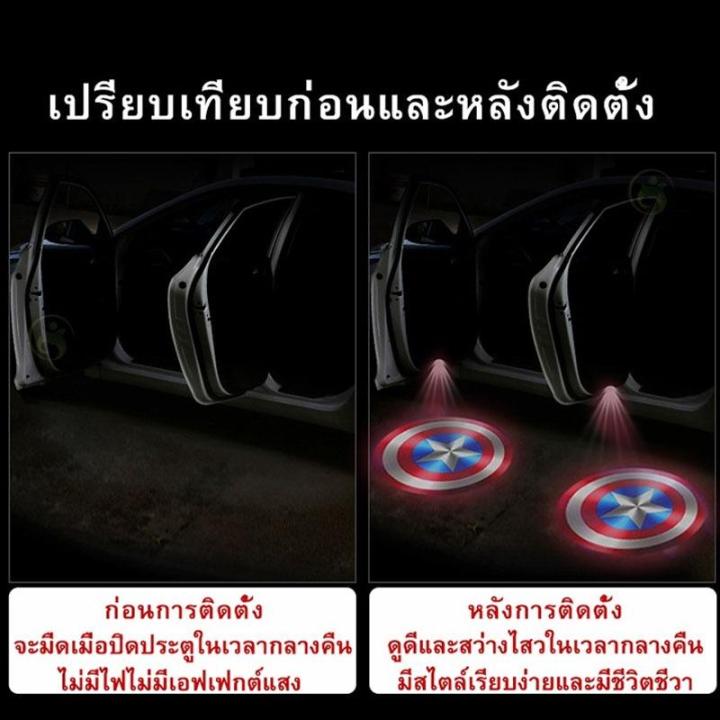 ส่งเร็วจากไทย-ไฟติดประตูรถยนต์-ไฟต้อนรับรถยนต์-ไฟประตูรถยนต์อัติโนมัติ-ไฟจะติดเมื่อเปิดประตู-และดับเองภายใน-2-นาที