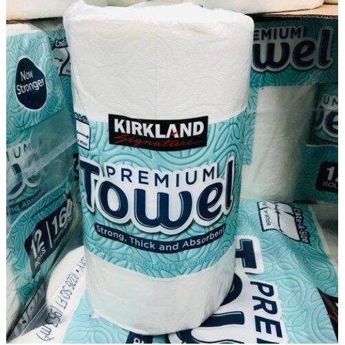 Kirkland Signature Premium Quality Paper Towels, 2 ply 160 sheets