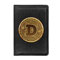 [แฟชั่น] สินค้าใหม่ Dogecoin สัญลักษณ์หนังสือเดินทางปกผู้ชายผู้หญิงหนังบาง ID ผู้ถือบัตรเดินทางกระเป๋าสตางค์เอกสารออแกไนเซอร์กรณี