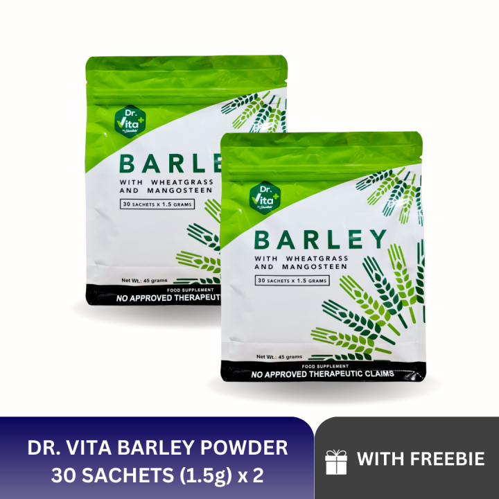 SET OF 2 Dr. Vita Barley with Wheatgrass and Mangosteen 1.5 grams x 30