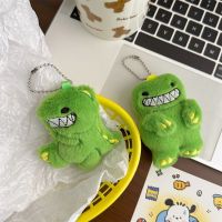 ANYGEL Plush Doll Dinosaur Pendant Dino Cartoon Design Cartoon Plush Key Ring Creative Bag Charms Women