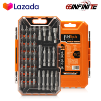 InnTech ดอกไขควงสว่าน ดอกไขควงหัวบล็อก 45 ชิ้น/ชุด Screwdriver Bit Set 45PCS ชุดดอกไขควง ดอกไขควง บล็อก ลูกบล็อก เหล็ก CR-V พร้อมกล่องอย่างดี รุ่น IT-45PCS