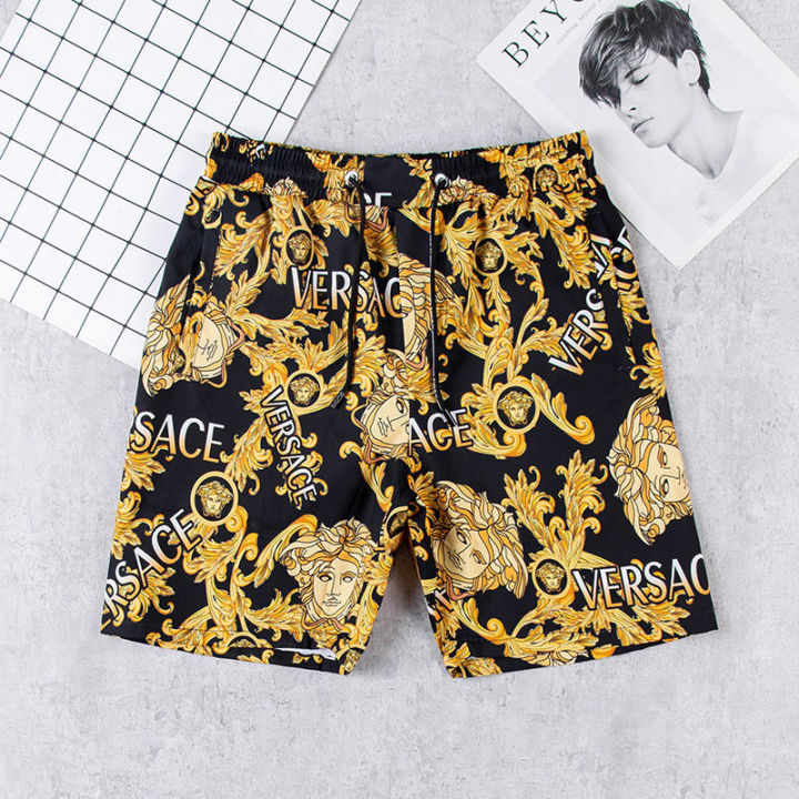 high-quality-original-versace-new-shorts-mens-summer-loose-sports-five-point-pants-breathable-thin-mens-casual-pants-gnb