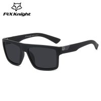 ♕◑ Fox knight new Outdoor sports square sunglasses women men 2022 high quality aesthetic cycling glasses retro mirror shades uv400