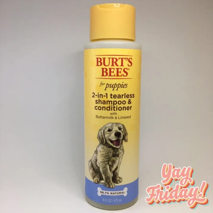 Burt’s Bees Tearless 2in1 Puppy Dog Shampoo & Conditioner with
