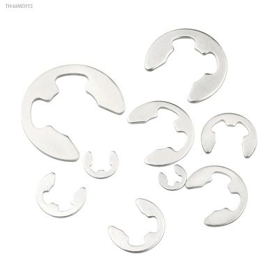 ▪❂✵ 100pcs Assortment Kit Set M1.2 M1.5 M2 M4 M6 M7 Stainless Steel External Retaining Ring E Clip Snap Circlip Washer for Shaft