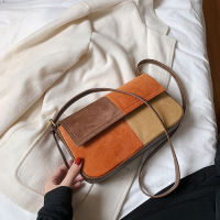 Suede Leather Black Crossbody Bag for Women LEFTSIDE Winter Fashion Sac A Main Female Shoulder Bag Female Handbags and Purses