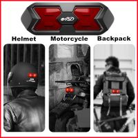 New Motorcycle Helmet Warning Light USB Charge Smart Light Strip Safety Signal Light LED Motorcycle Helmet Tail Light