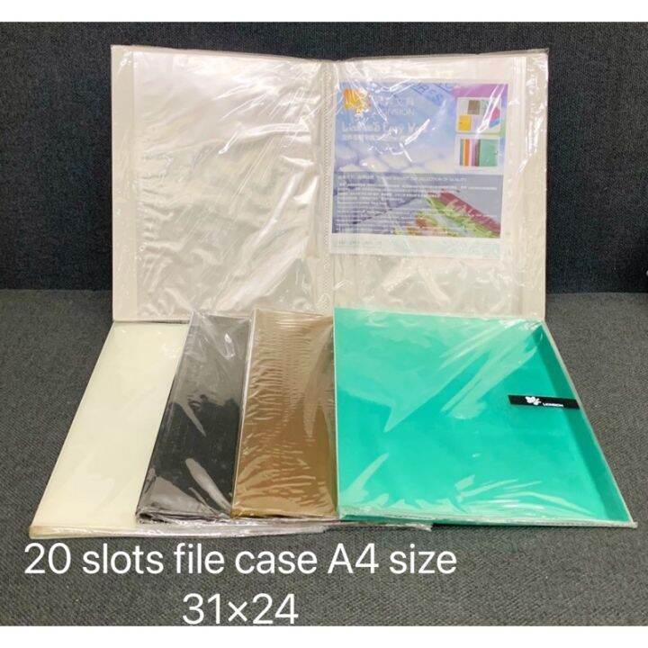 Plastic File Case 20 Slots A4 Size documents papers case Lazada PH